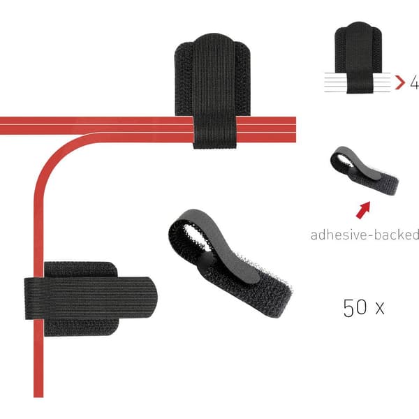 Kabelhållare Label the Cable PRO 3110 Svart