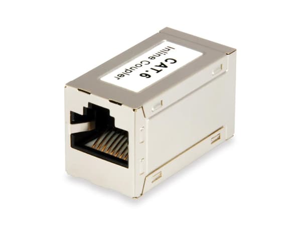 udstyr Pro - Netværkskobling - RJ-45 (F) til RJ-45 (F) - Sølv (121179)