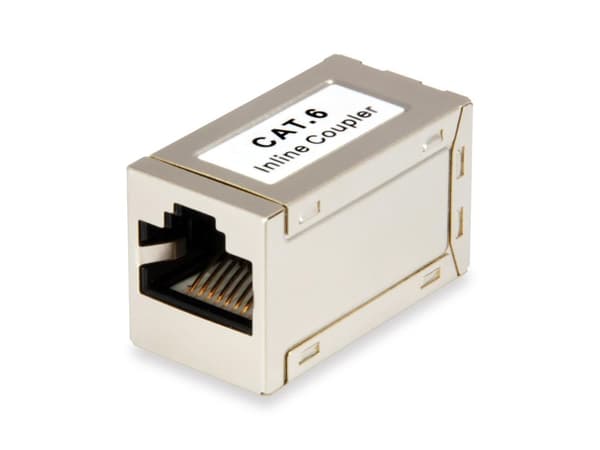 udstyr Pro - Netværkskobling - RJ-45 (F) til RJ-45 (F) - Sølv (121179)