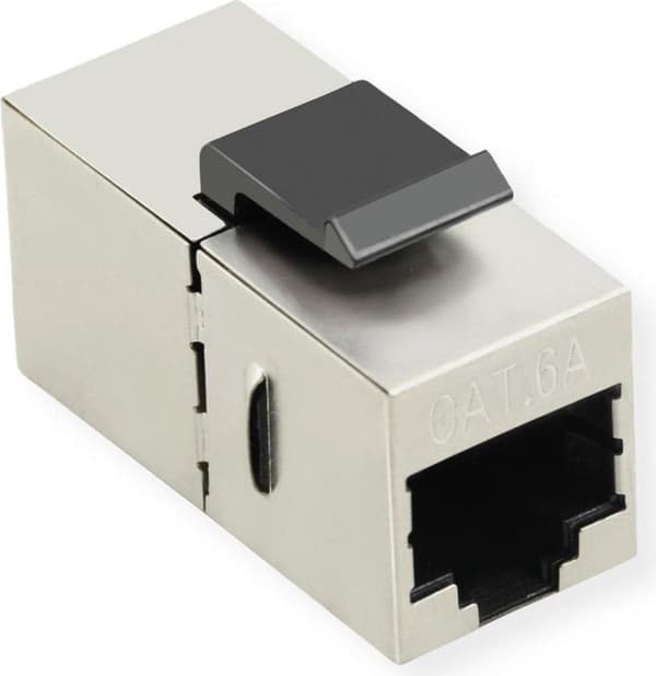 Værdi STP CAT6a Gigabit Keystone modul RJ45 - RJ45 - kompakt / metal