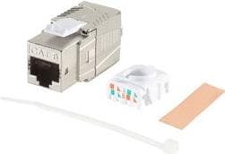 shiverpeaks BASIC-S Keystone Module Cat.8.1, skærmet isolationsforskydningsstik - RJ45-kobling, feltmontering, - 1 stk (BS08-45003)