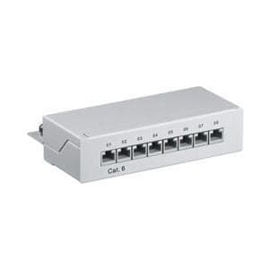 M-CAB - Patch Panel - RJ-45 X 8 (7300070) Grå