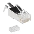 Miniatyrbillede 1 af 6: ACT RJ45 (8P/8C) CAT6A skærmet modulstik til rundt kabel med solide eller stående ledere. Velegnet til: Wire OD AWG23 /1,5 mm Rj45 stik c6a ftp od1,5
