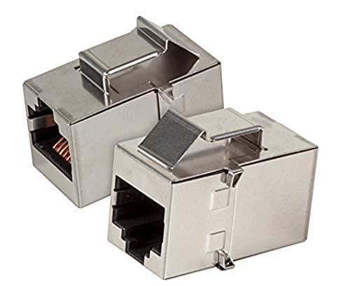 EFB-Electronics Keystone-asennussovitin RJ45 STP, CAT.5E, ruostumaton teräskotelo, 37508.1V2