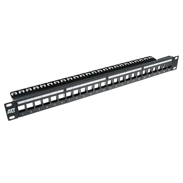 ACT PP1030 - Sort - ABS - SPCC - 1U - 482,6 mm - 43,6 mm - 92,3 mm (PP1030) Sort