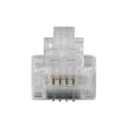 Miniatyrbillede 1 af 6: ACT RJ11 (6P/4C) modulært fladkabelstik