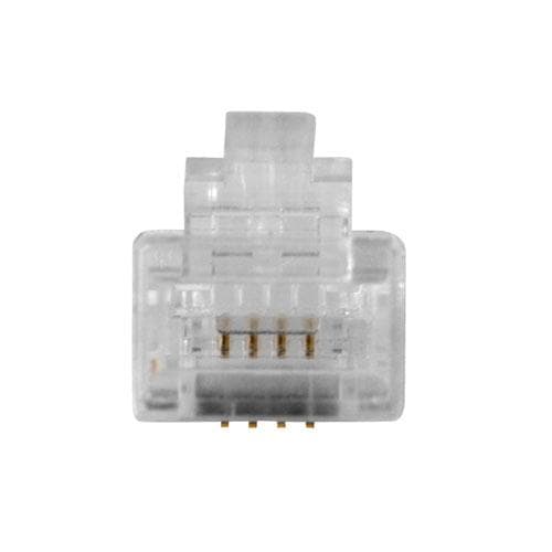 ACT RJ11 (6P/4C) modulaarinen litteä kaapeliliitin