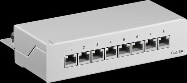 Goobay 62063 - RJ-45 - Cat6a - S/UTP (STP) - 22/26 - Grå - Rackmount (62063) Grå