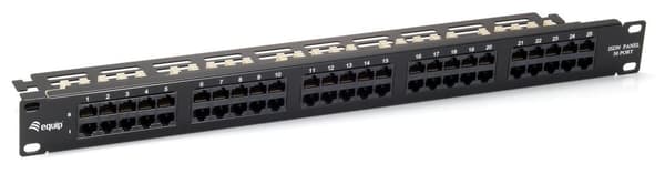 Varusta ISDN So Patch Panel - Patch Panel - musta - 1U - 50 porttia (125295)