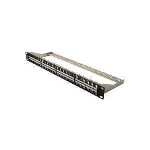 DIGITUS Professional DN-91424 - Patch Panel - Sort, RAL 9005 - 1U - 48 porte (DN-91424) Sort