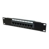 DIGITUS Professional DN-91508U - Patch Panel - RJ-45 X 8 - 1U (DN-91508U) Sort
