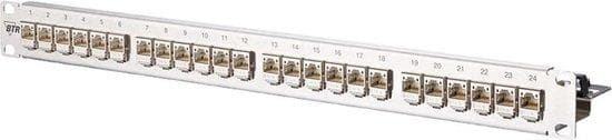 METZ CONNECT BTR - Patch Panel - RJ-45 X 24 - 1U (130B11P1-E) Rustfrit stål