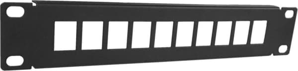 UTP patch panel til keystones - 10 porte