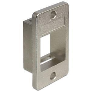 DeLOCK Keystone-montering til skabe - monteringsbeslag til modulindsats (pakke med 4)