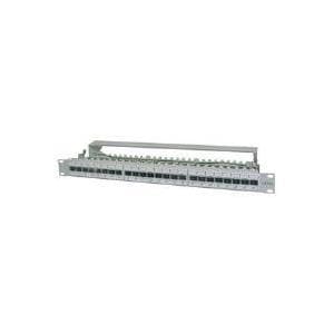 DIGITUS Professional DN-91624S-EA - Patch Panel - RJ-45 X 24 - lysegrå, RAL 7035 - 1U (DN-91624S-EA) Grå