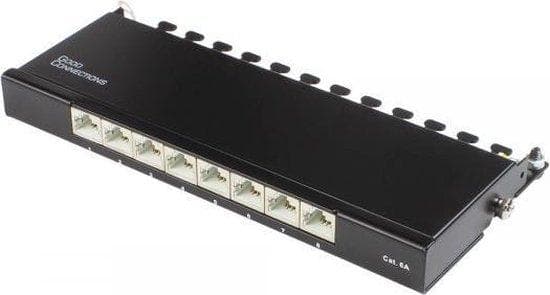 Alcasa GC-N0118 - 10 Gigabit Ethernet - RJ45 - Cat6a - 22/26 - Sort - Stål (GC-N0118) Sort