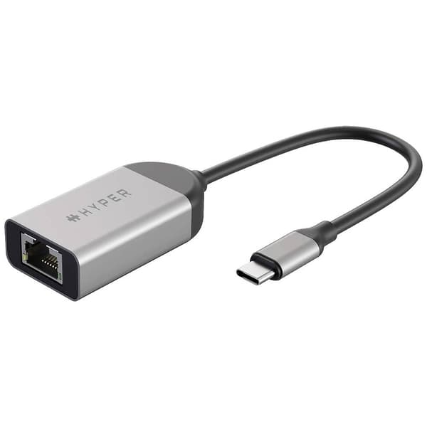 HYPER HD425B Nätverksadapter 2.5 GBit/s USB-C® (USB 3.2 Gen 1)