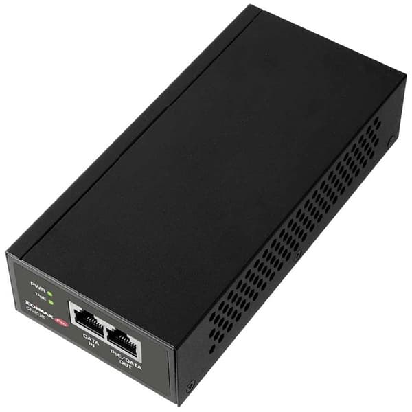 EDIMAX GP-103IT PoE-Injektor 1000 MBit/s IEEE802.3af (15,4 W), IEEE802.3at (30 W), IEEE 802.3bt