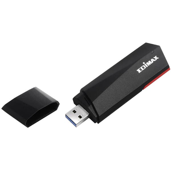 EDIMAX AX1800 WiFi USB-dongel USB 3.2 Gen 1 1201 MBit/s Svart