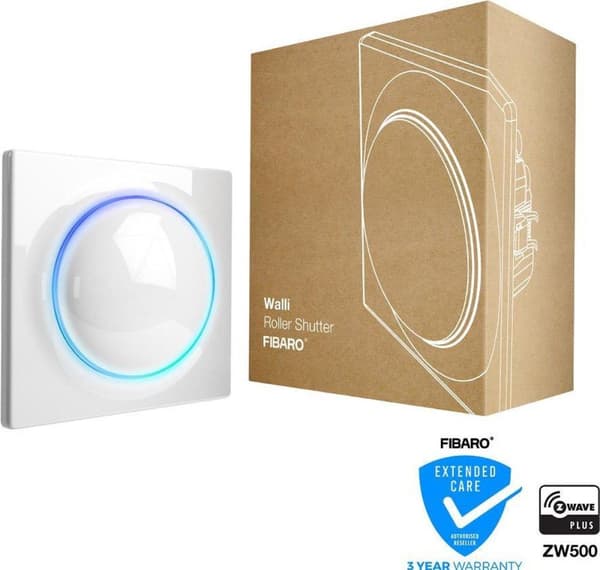 Fibaro Walli elströmbrytare Rullspaksbrytare Vit