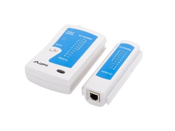 Lanberg NT-0401 netværkskabeltester UTP/STP kabeltester Blå, Hvid