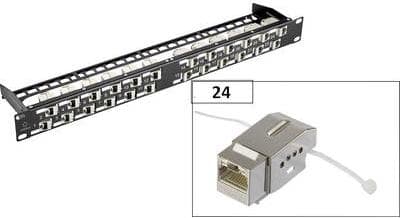 Renkforce KSV10 24-ports netværkspatchpanel CAT 6 1U (RF-3829170)