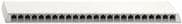 Rutenbeck PP-Cat.6A iso-24 Ap rw - Patch Panel - Overflademonterbar - RJ-45 X 24 - Pure White, RAL 9010 (23611124)