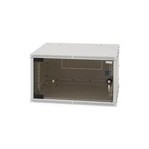Equip Flat Pack - Patch panelhus - Lysegrå, RAL 7035 - 6U (901006)