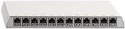Rutenbeck PP-Cat.6A iso-12 Ap rw - Patch Panel - skärmad - ytmonterbar, lämplig för väggmontage, skrivbord, DIN-skena monteringsbar - RJ-45 X 12 - Pur
