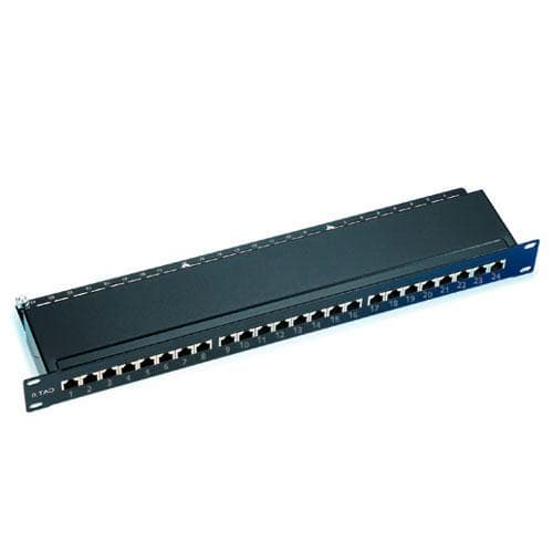 ACT Patch panel 24-ports afskærmet med dæksel Cat6