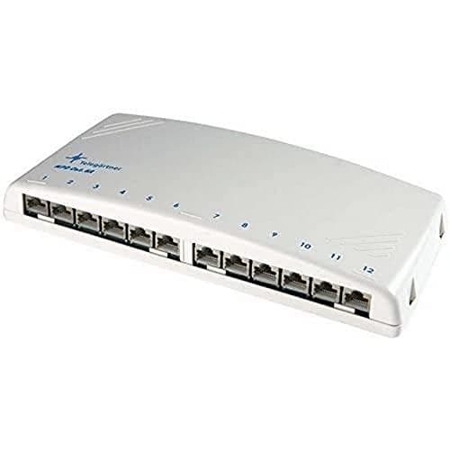 Telegärtner J02022A0052 MPD12-HS mini patch panel Kat. 6A 12 x RJ45