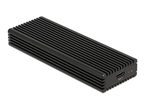 Delock eksternt USB Type-Câ„¢ Combo-kabinet til M.2 NVMe PCIe eller SATA SSD (42004) Sort