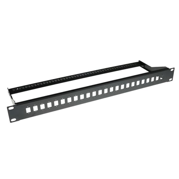 ACT Fiberpanel 24 porte ubelastet ACT FIBER PANEL 24 PORTE PASS (FA2047) Sort