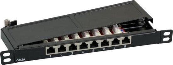 EFB Electronics 37738SW.8 Patch Panel 0.5U (37738SW.8) Sort