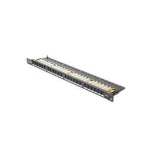 DIGITUS® CAT 6, Klasse E High Density Patch Panel, uskærmet (DN-91624U-SL-SH) Sort
