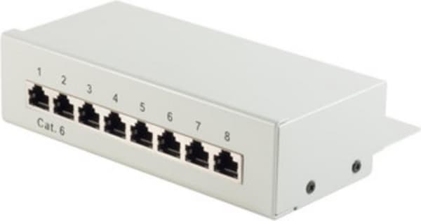 S-Conn 75060 - Cat6 - RJ-45 - Cat6 - Grå - Metal - 160 mm (75060) Grå