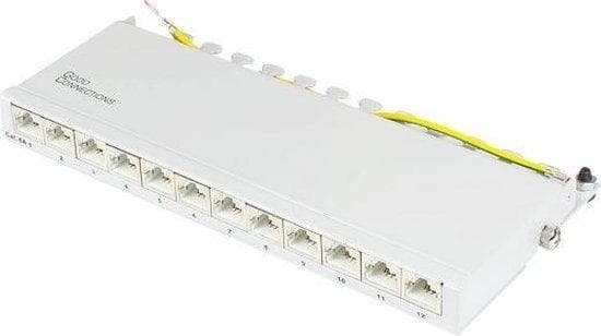 Alcasa GC-N0120 - 10 Gigabit Ethernet - RJ45 - Cat6a - 22/26 - Grå - Stål (GC-N0120) Grå