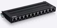 TRENDnet TC-P12C6AS - Patch Panel - velegnet til vægmontering - RJ-45 X 12 - 0,5U