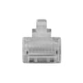 Miniatyrbild 1 av 6: ACT RJ48 (10P/10C) modulär kontakt för platt kabel. Kontakt: RJ-48 (10P/10C) Rj48-kontakt 10p10c mudular kabel (TD110)