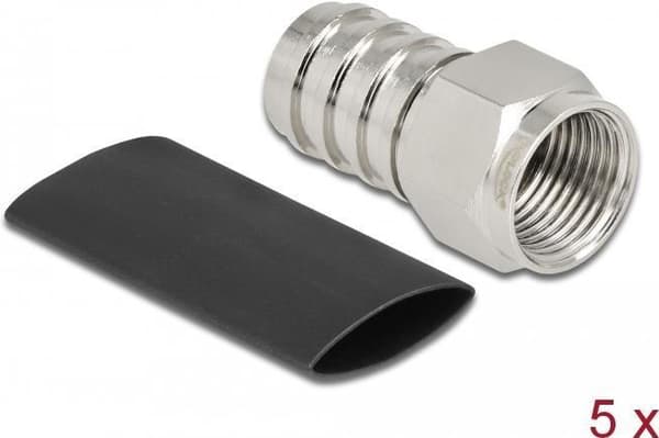 Delock - Antenneforbindelse - F-stik han (90032)