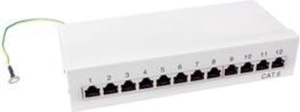 LogiLink NP0017A patchpanel 1U Grå