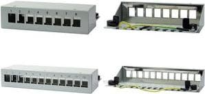 LogiLink NK4051 - 10 Gigabit Ethernet - Cat6a - Grå - Kulstofstål - 162 mm - 44,5 mm (NK4051) Grå