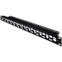 DIGITUS DN-91412 - Patch Panel - RJ-45 X 24 - Sort, RAL 9005 - 1U (DN-91412) Sort