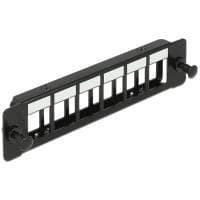 DeLOCK Keystone -asennuspaneeli - Tyhjennyskansi - Musta - 6 porttia (86274)