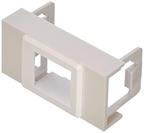 Delock Easy 45 Modul Keystone Holder 22,5 x 45 mm - moduldæksel snap-in holder - hvid - 1 tilslutning (81353)