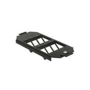 DeLOCK Keystone montering - monteringsbeslag til modulindsats - sort - 6 porte (86280)
