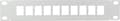 Miniatyrbillede 1 af 5: 10'' Patch Panel til 10 Keystone-moduler / grå