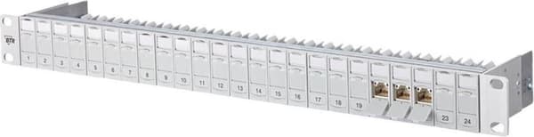 BTR NETCOM 130B11P0-E patch-paneeli Harmaa