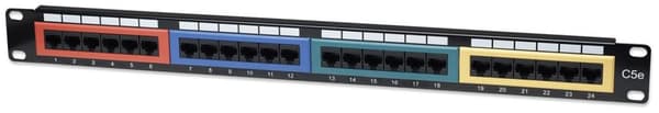 Intellinet 513678 patchpanel 1U Sort