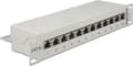 Miniatyrbillede 1 af 2: 10" Patch panel Delock 12-Port Cat6A skærmet grå